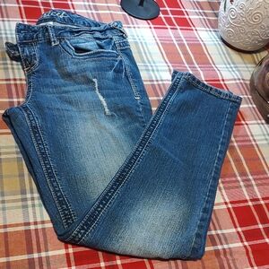 Maurice's Women's Skinny Jeans in Deep Blue